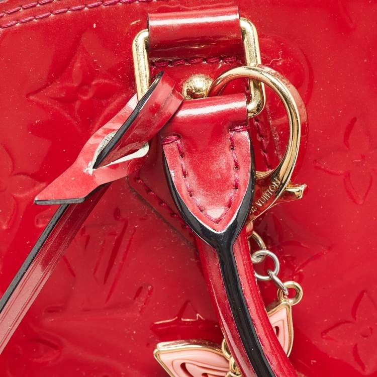 Pre Owned Louis Vuitton Indian Rose Monogram Vernis Alma PM Bag
