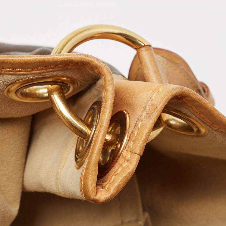 Pre Owned Louis Vuitton Monogram Canvas Galliera PM Bag