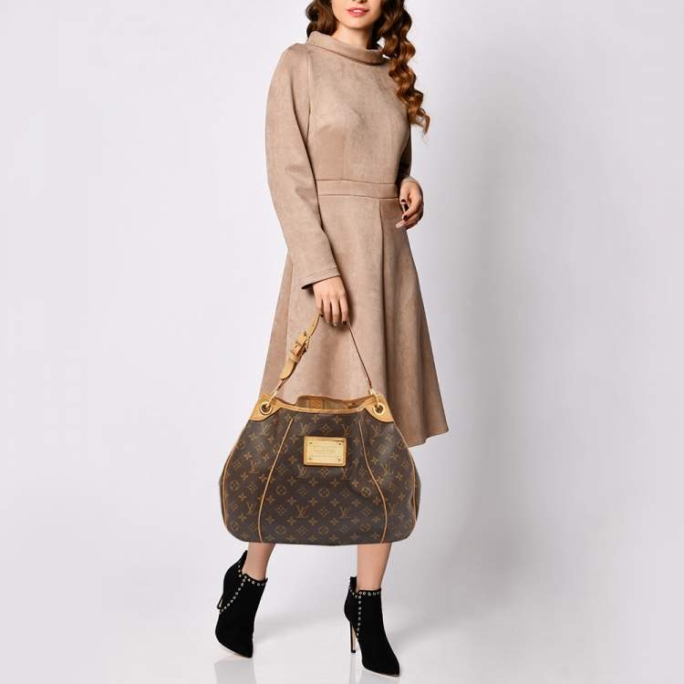 Pre Owned Louis Vuitton Monogram Canvas Galliera PM Bag