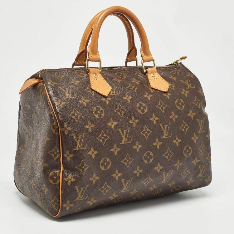 Pre Owned Louis Vuitton Monogram Canvas Speedy 30 Bag