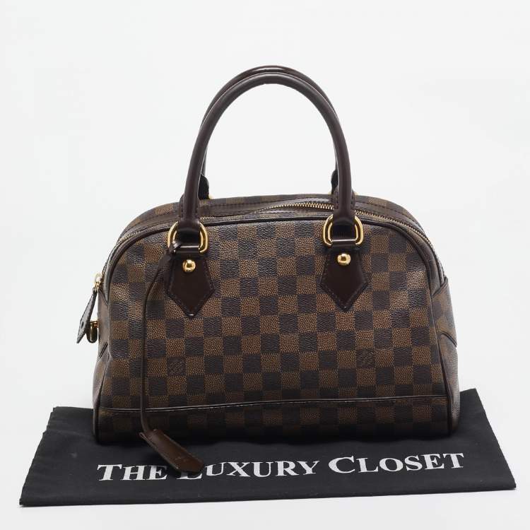 Pre Owned Louis Vuitton Damier Ebene Canvas Duomo Bag