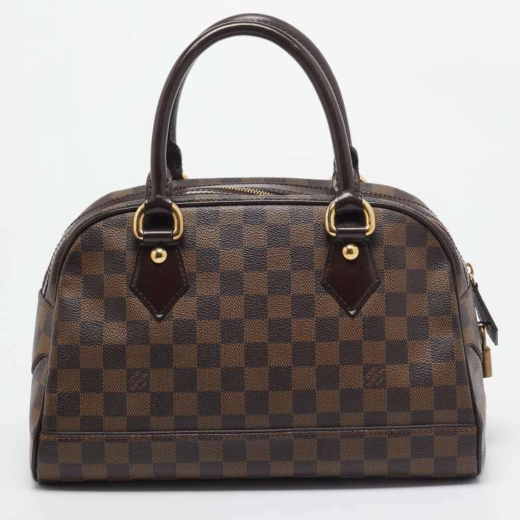 Pre Owned Louis Vuitton Damier Ebene Canvas Duomo Bag