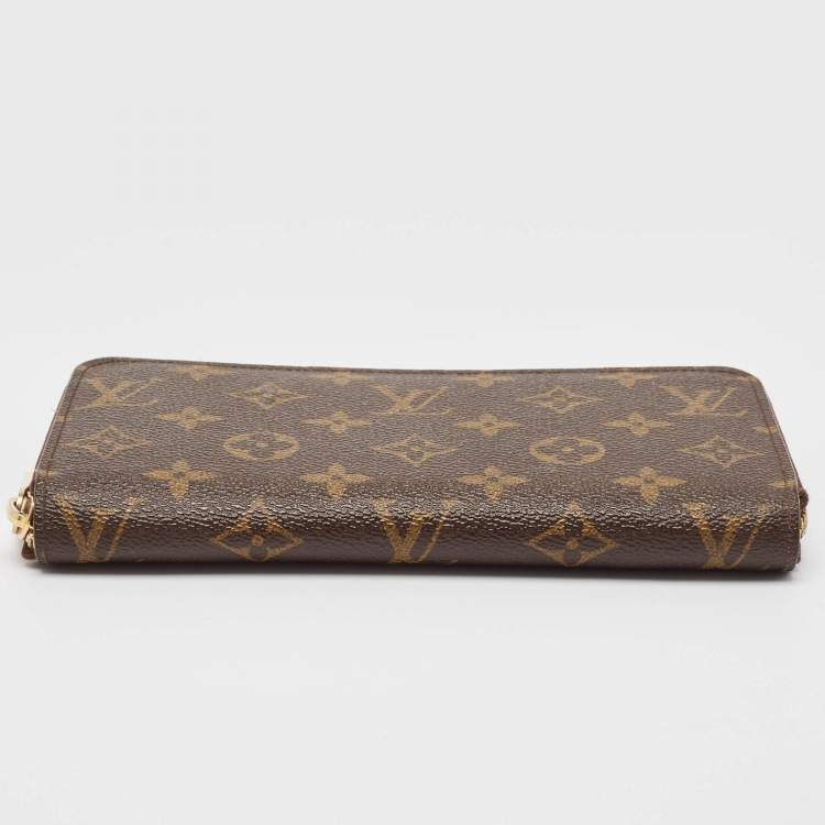 Pre Owned Louis Vuitton Monogram Canvas Zippy Wallet