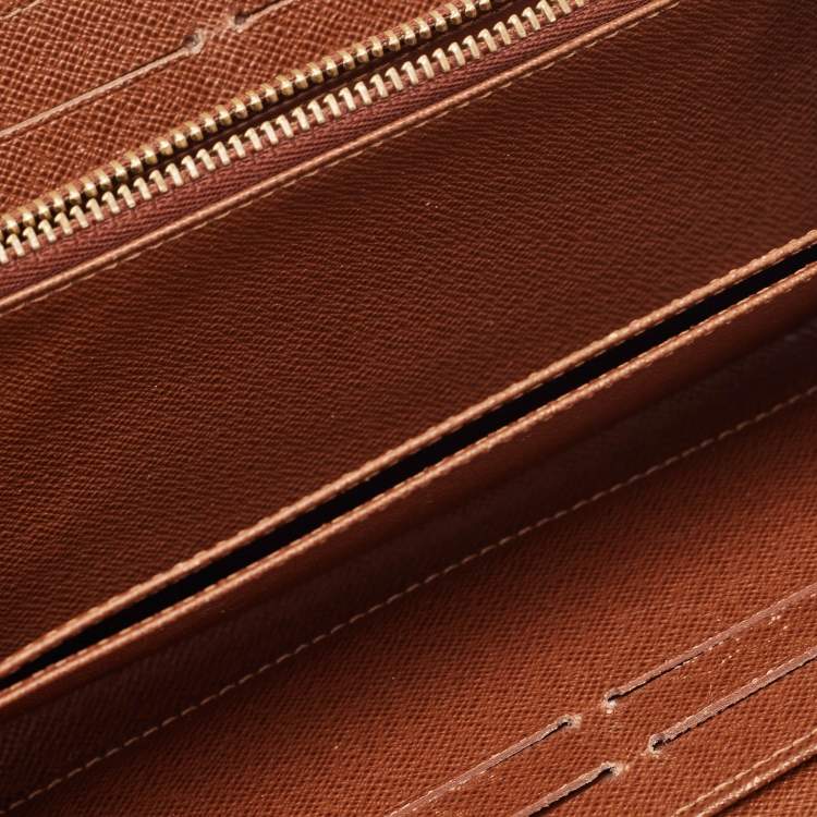 Pre Owned Louis Vuitton Monogram Canvas Zippy Wallet