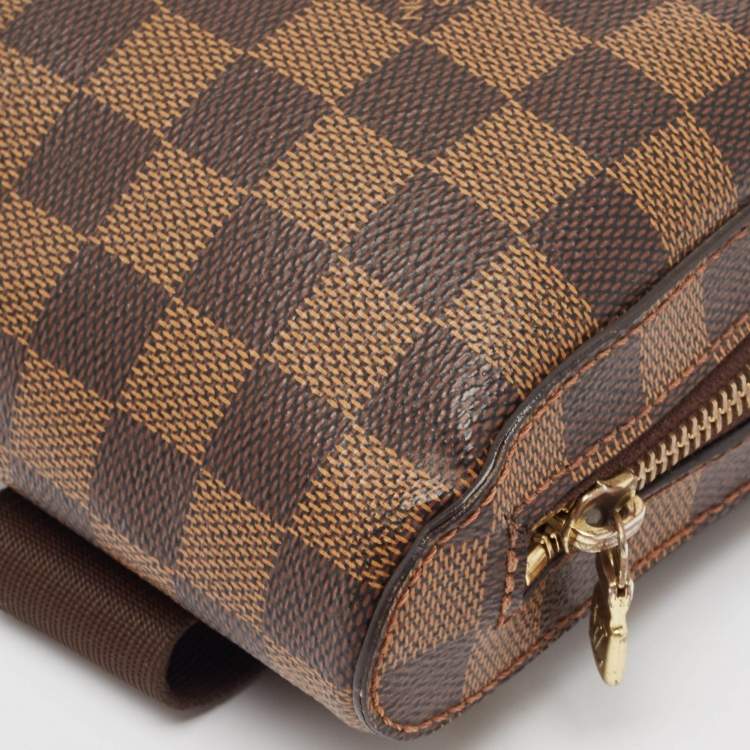 Pre Owned Louis Vuitton Damier Ebene Canvas Geronimos Bag