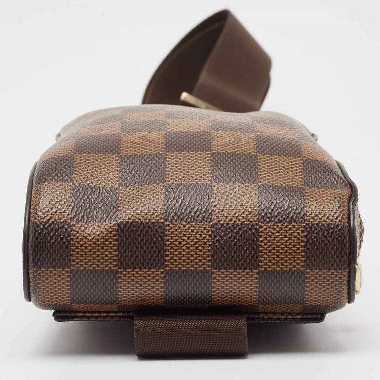 Pre Owned Louis Vuitton Damier Ebene Canvas Geronimos Bag
