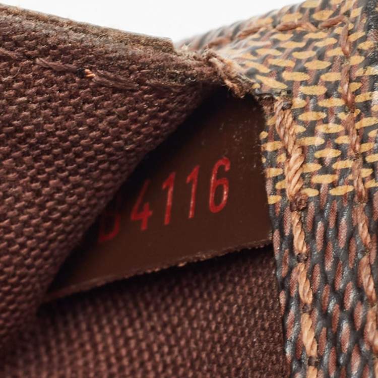 Pre Owned Louis Vuitton Damier Ebene Canvas Geronimos Bag