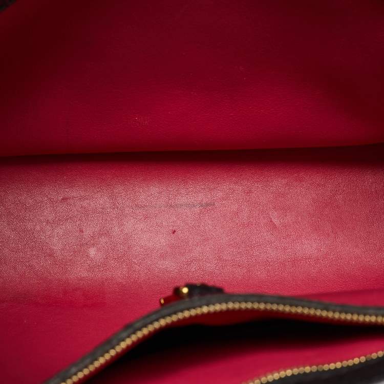Pre Owned Louis Vuitton Black Taurillon Leather Capucines PM Bag