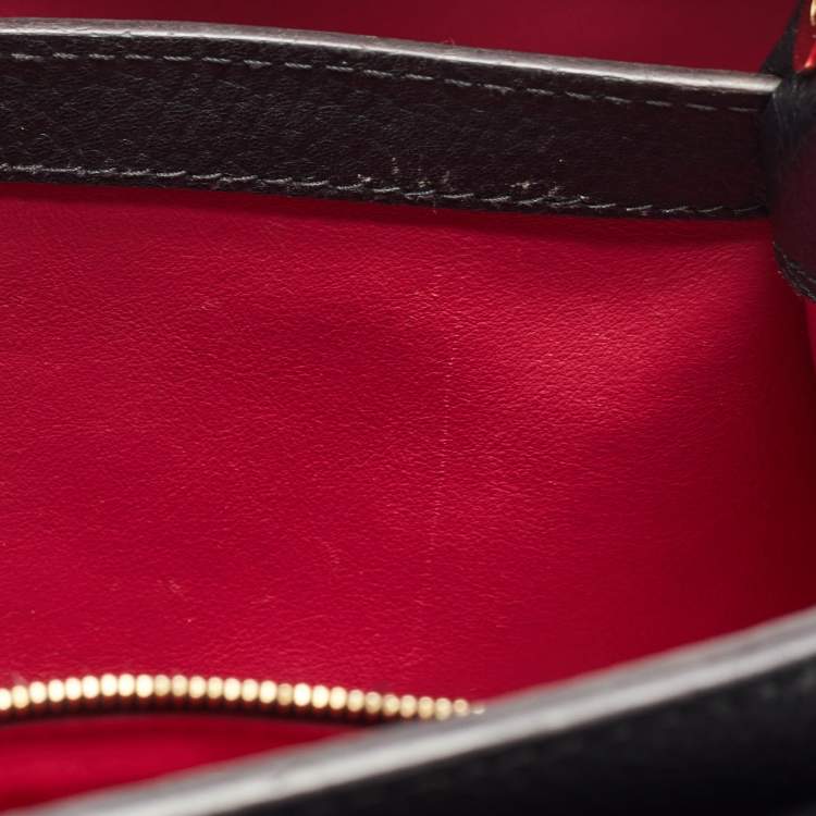 Pre Owned Louis Vuitton Black Taurillon Leather Capucines PM Bag