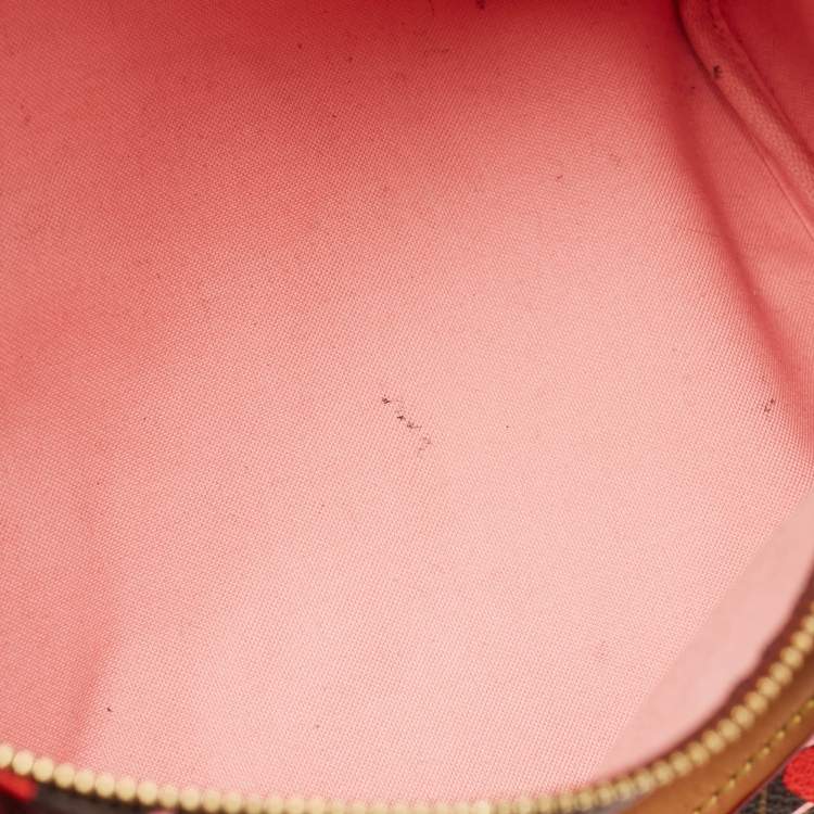 Pre Owned Louis Vuitton Monogram Canvas Limited Edition Jungle Dots Speedy 30 Bag