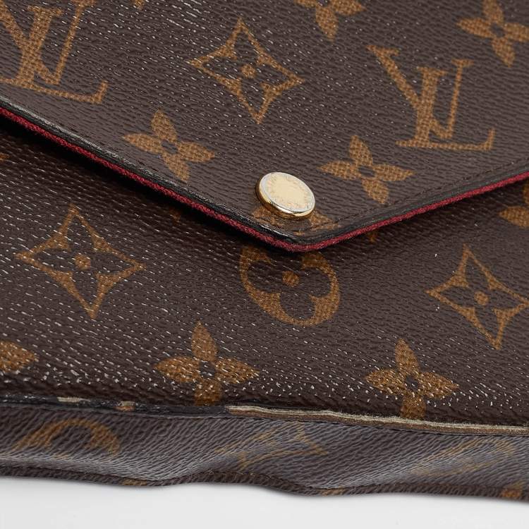Pre Owned Louis Vuitton Monogram Canvas Felicie Pochette Bag
