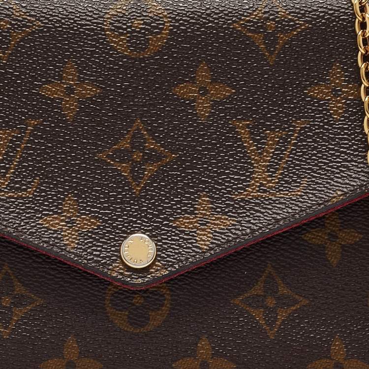 Pre Owned Louis Vuitton Monogram Canvas Felicie Pochette Bag