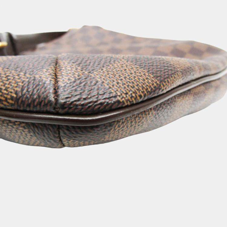 Pre Owned Louis Vuitton Brown Damier Ebene Canvas Bloomsbury PM Shoulder Bag
