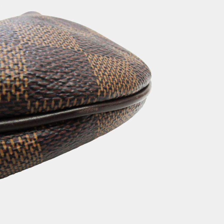 Pre Owned Louis Vuitton Brown Damier Ebene Canvas Bloomsbury PM Shoulder Bag