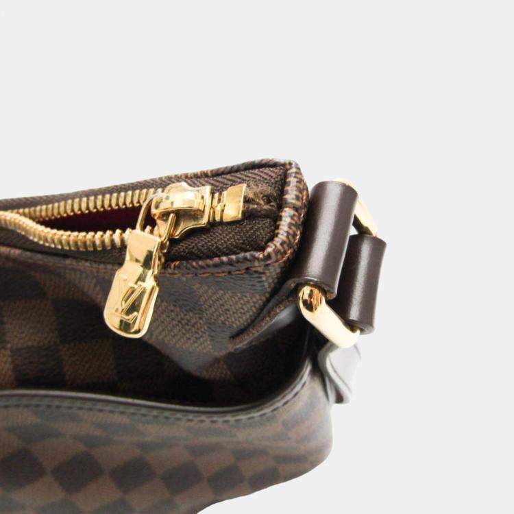 Pre Owned Louis Vuitton Brown Damier Ebene Canvas Bloomsbury PM Shoulder Bag