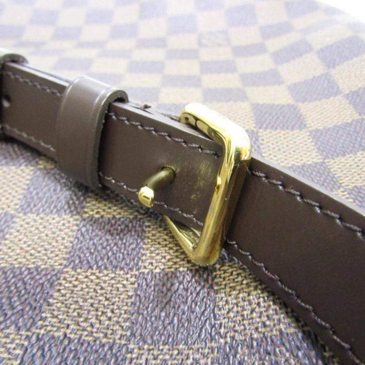 Pre Owned Louis Vuitton Brown Damier Ebene Canvas Bloomsbury PM Shoulder Bag