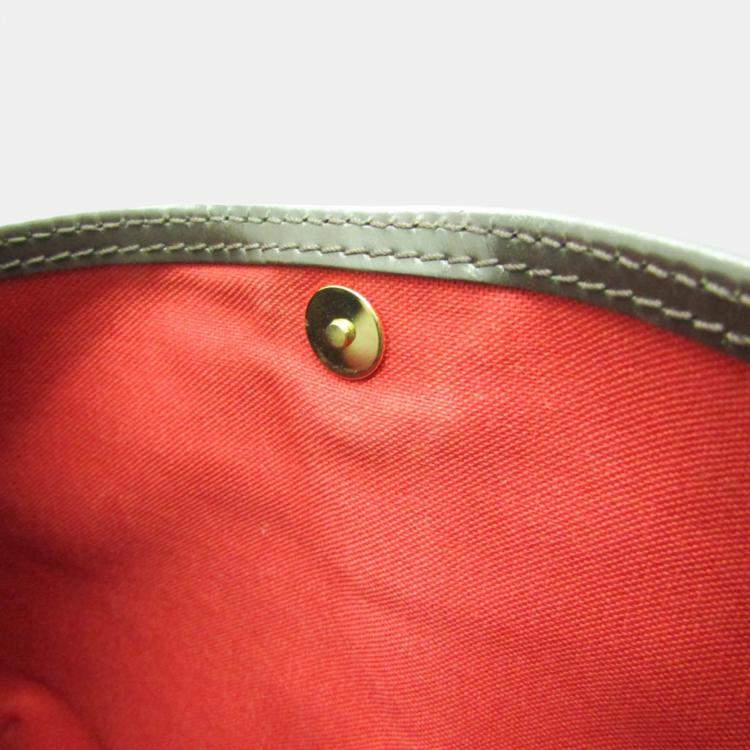 Pre Owned Louis Vuitton Brown Damier Ebene Canvas Bloomsbury PM Shoulder Bag