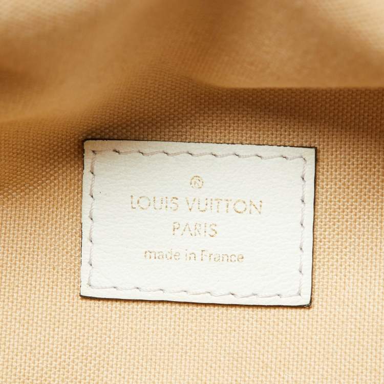 Pre Owned Louis Vuitton Khaki/Beige Monogram Giant Canvas Bumbag