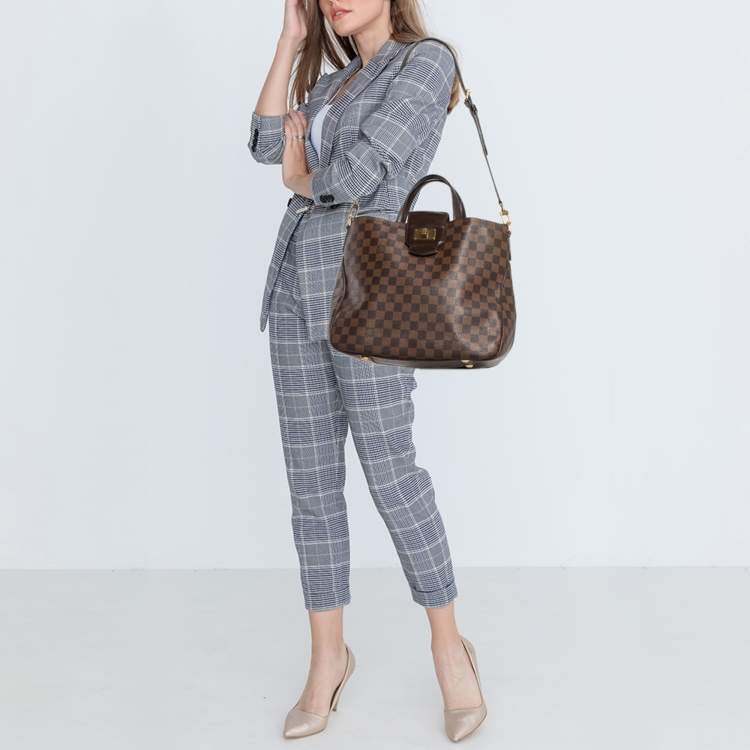 Pre Owned Louis Vuitton Damier Ebene Canvas Cabas Rosebery Bag