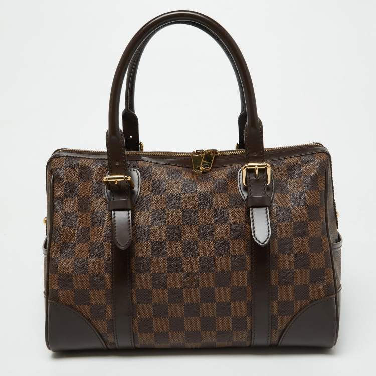 Pre Owned Louis Vuitton Damier Ebene Canvas Berkeley Bag