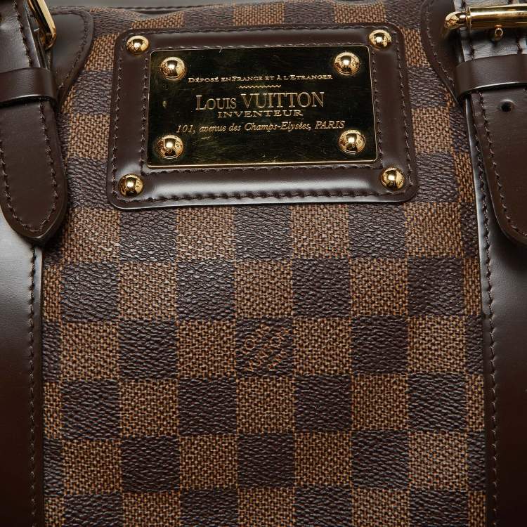Pre Owned Louis Vuitton Damier Ebene Canvas Berkeley Bag