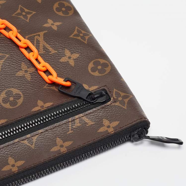 Pre Owned Louis Vuitton Black Monogram Canvas Solar Ray Pouch