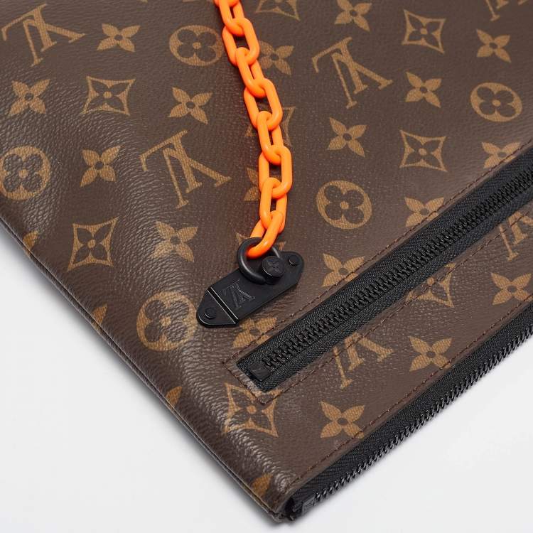Pre Owned Louis Vuitton Black Monogram Canvas Solar Ray Pouch