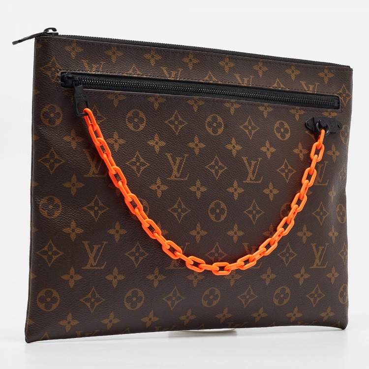 Pre Owned Louis Vuitton Black Monogram Canvas Solar Ray Pouch