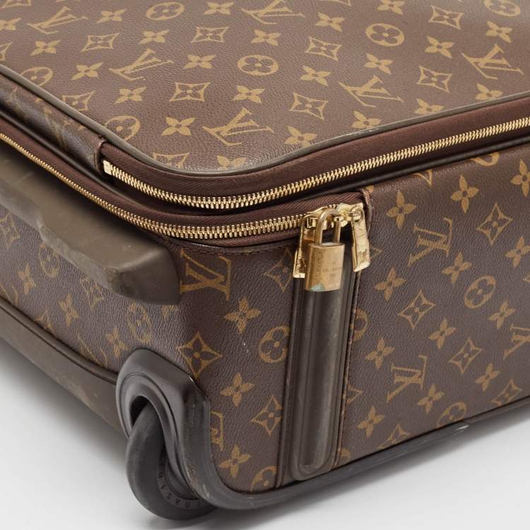 Pre Owned Louis Vuitton Monogram Canvas Business Pegase Legere 55 Luggage