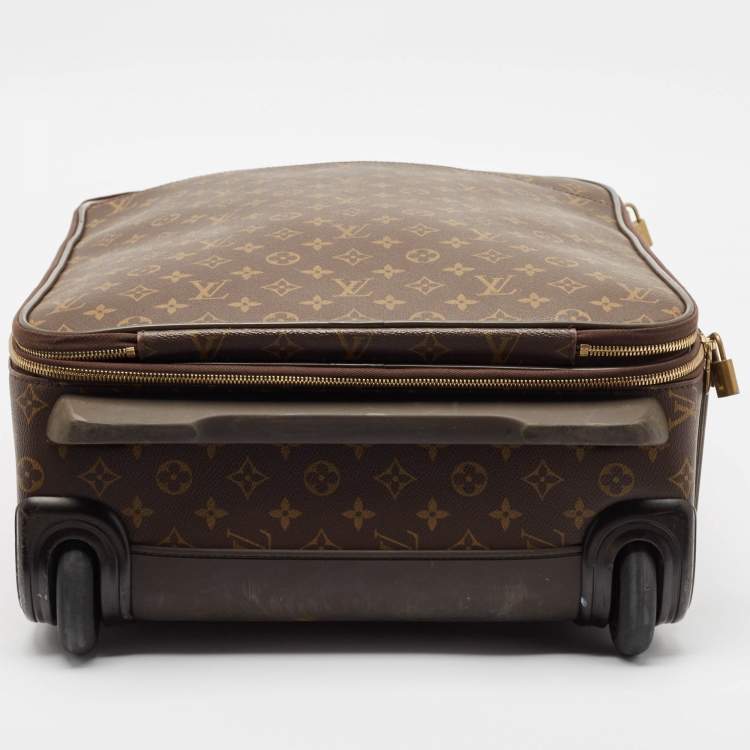Pre Owned Louis Vuitton Monogram Canvas Business Pegase Legere 55 Luggage