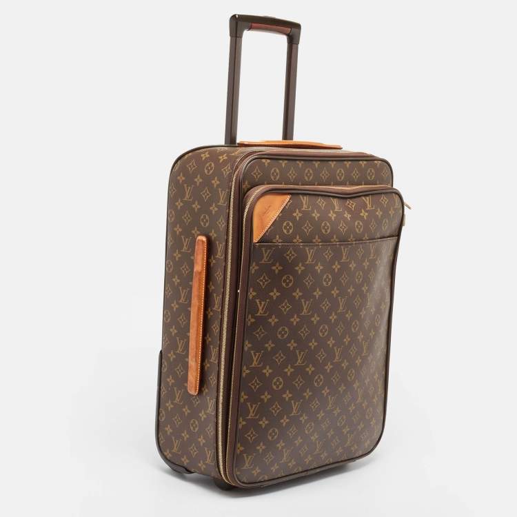 Pre Owned Louis Vuitton Monogram Canvas Business Pegase Legere 55 Luggage