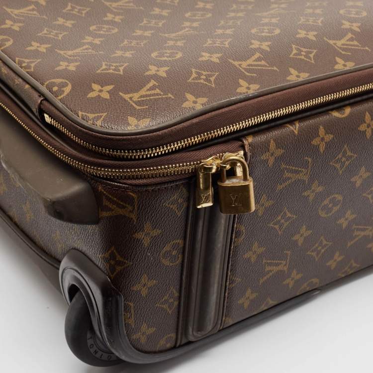 Pre Owned Louis Vuitton Monogram Canvas Business Pegase Legere 55 Luggage