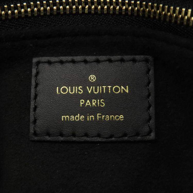 Pre Owned Louis Vuitton Black Monogram Empriente Leather Petite Malle Souple Shoulder Bag