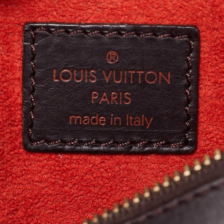 Pre Owned Louis Vuitton Damier Calfhair and Leather Limited Edition Sauvage Tigre Bag
