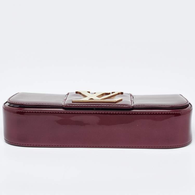 Pre Owned Louis Vuitton Rouge Fauviste Vernis Sobe Clutch