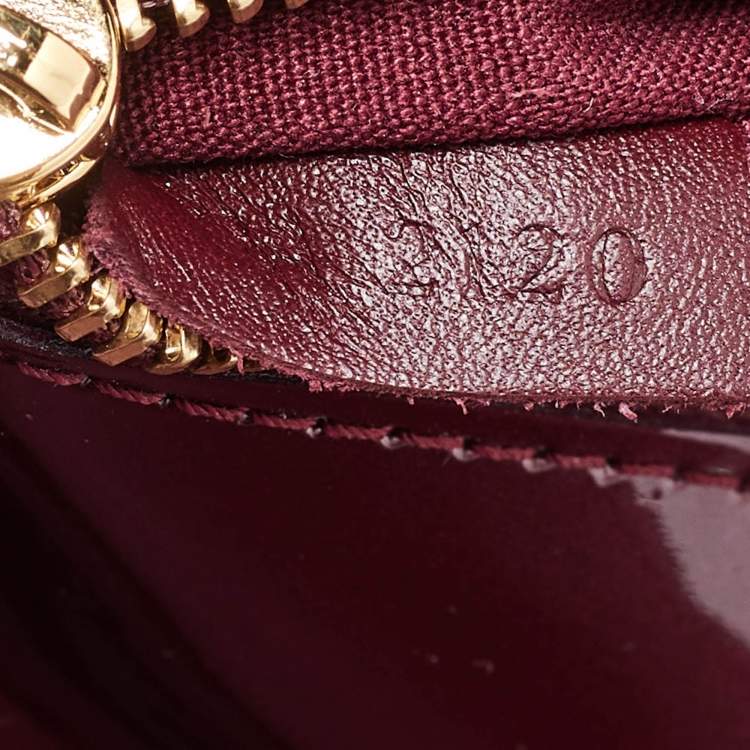 Pre Owned Louis Vuitton Rouge Fauviste Vernis Sobe Clutch