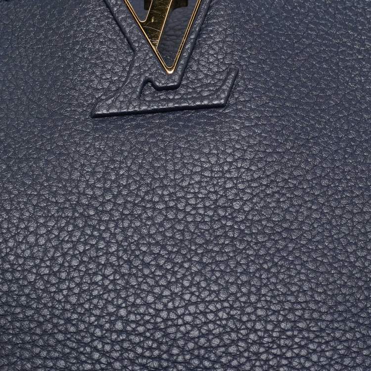 Pre Owned Louis Vuitton Marine/Rouge Taurillon Leather Capucines BB Bag