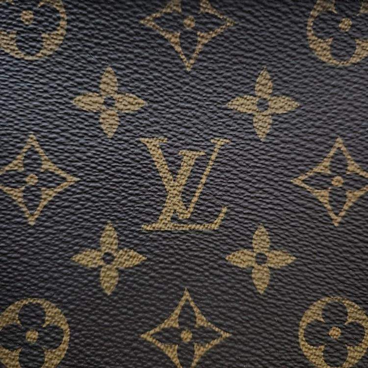 Pre Owned Louis Vuitton Brown Monogram Canvas Toiletry Pouch 