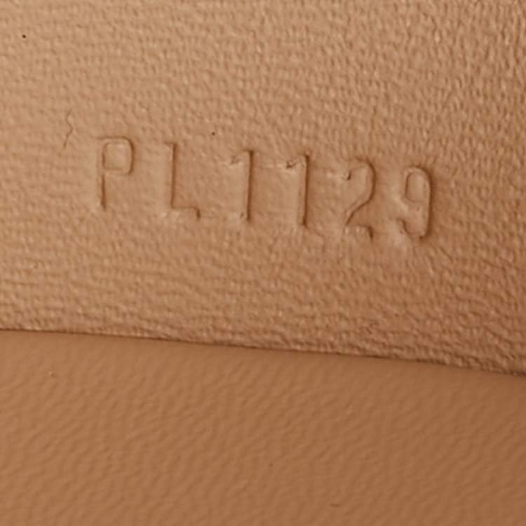 Pre Owned Louis Vuitton Brown Python Petite Boite Chapeau Bag