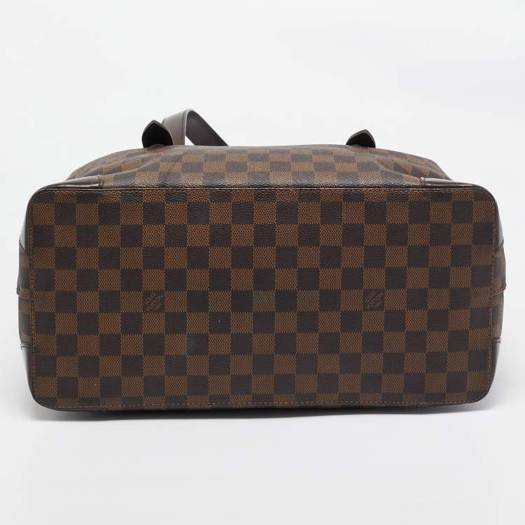 Pre Owned Louis Vuitton Damier Ebene Canvas Hampstead MM Bag