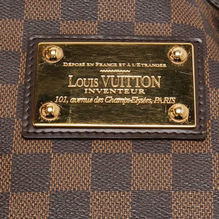 Pre Owned Louis Vuitton Damier Ebene Canvas Hampstead MM Bag