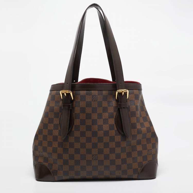 Pre Owned Louis Vuitton Damier Ebene Canvas Hampstead MM Bag