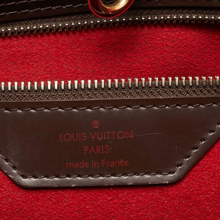 Pre Owned Louis Vuitton Damier Ebene Canvas Hampstead MM Bag