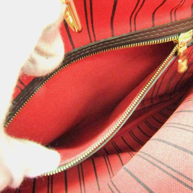Pre Owned Louis Vuitton Brown Damier Ebene Canvas Neverfull PM Tote Bag