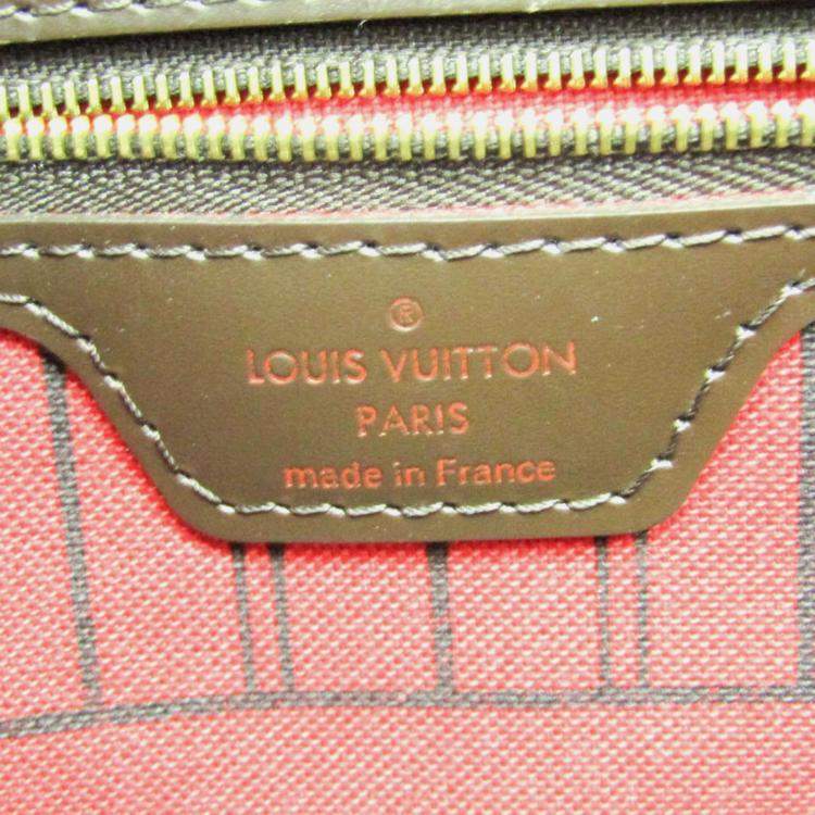 Pre Owned Louis Vuitton Brown Damier Ebene Canvas Neverfull PM Tote Bag
