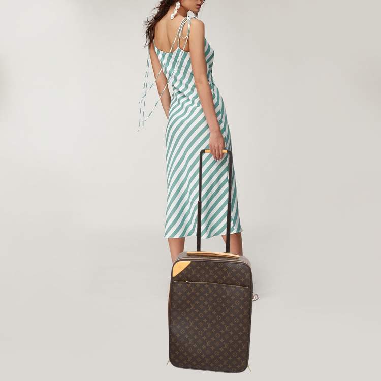 Pre Owned Louis Vuitton Monogram Canvas Pegase Legere 55 Luggage