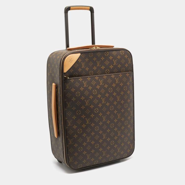 Pre Owned Louis Vuitton Monogram Canvas Pegase Legere 55 Luggage
