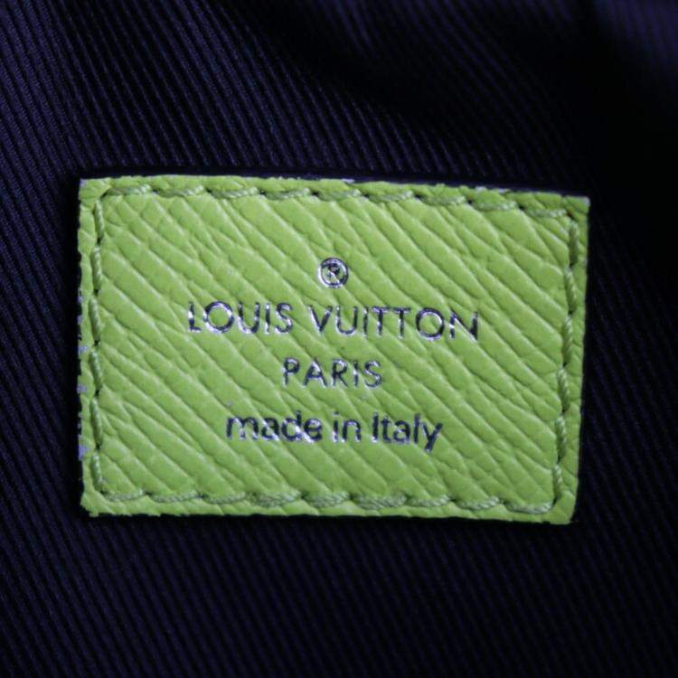 Pre Owned Louis Vuitton Yellow Coated Canvas Monogram Bumbag