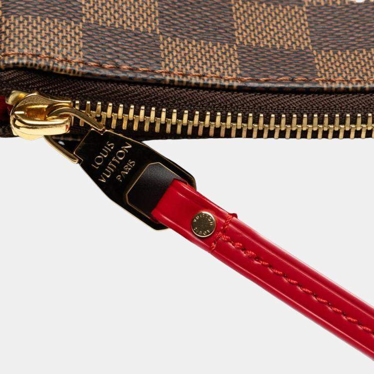 Pre Owned Louis Vuitton Brown Damier Twice Shoulder Bag 