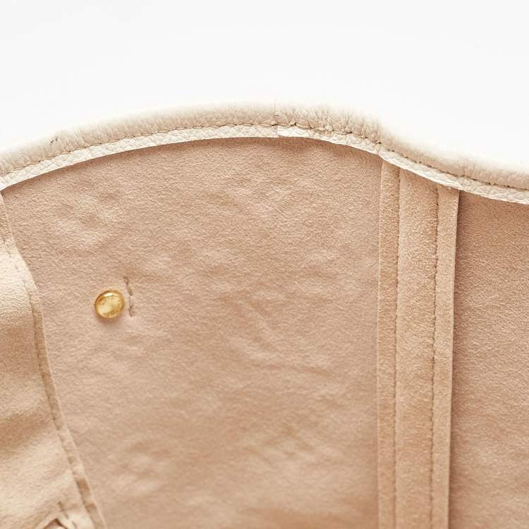 Pre Owned Louis Vuitton Khaki/Beige Monogram Empreinte Leather Spring In The City Neverfull MM Bag